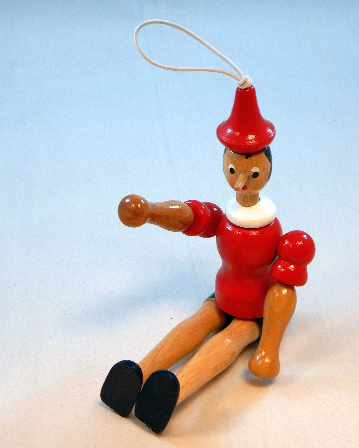 Sleutelhanger aan touwtje 15 cm